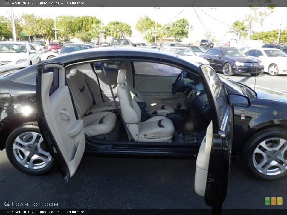 Tan Interior Photo for the 2004 Saturn ION 3 Quad Coupe #59675084