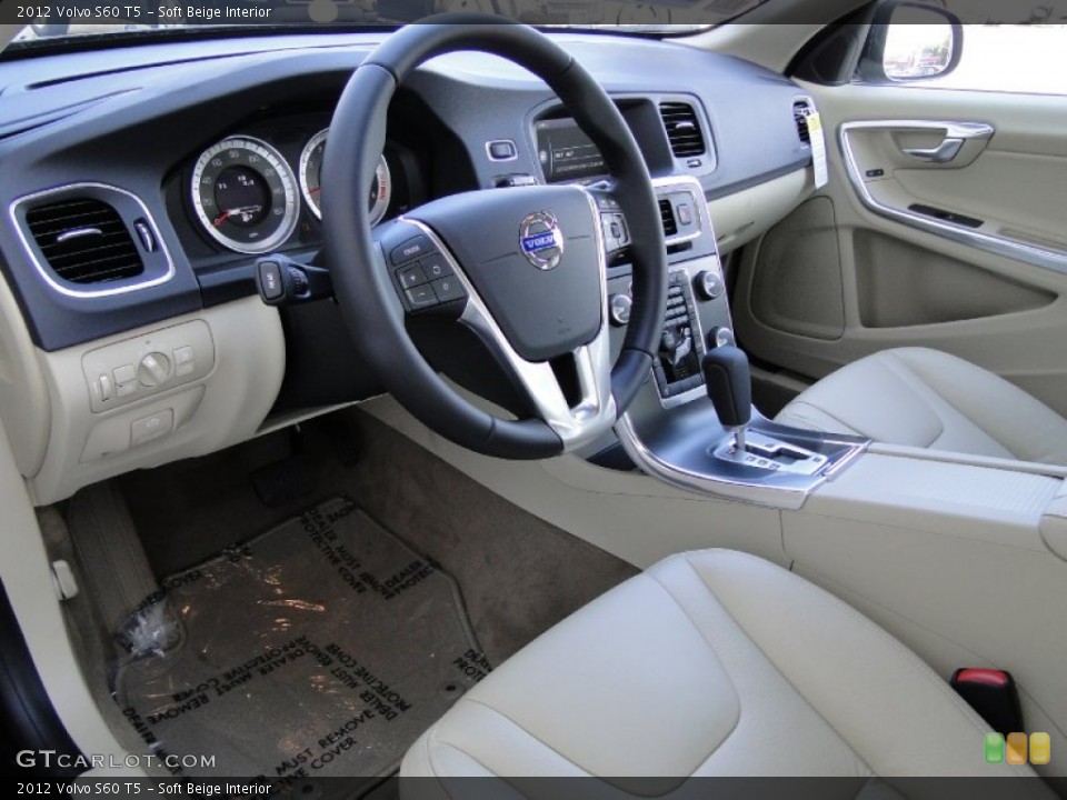 Soft Beige Interior Photo for the 2012 Volvo S60 T5 #59675932