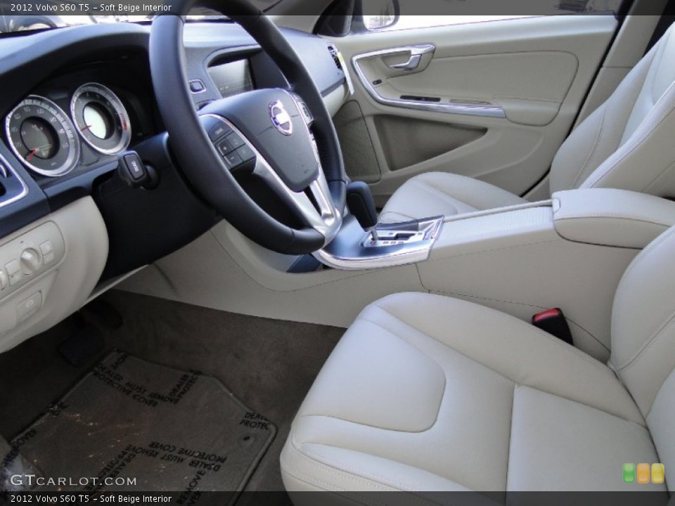 Soft Beige Interior Photo for the 2012 Volvo S60 T5 #59675941
