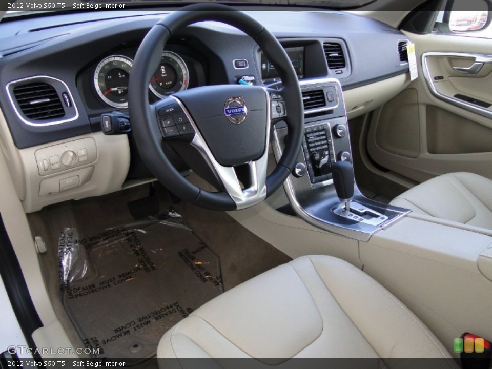 Soft Beige Interior Photo for the 2012 Volvo S60 T5 #59676118
