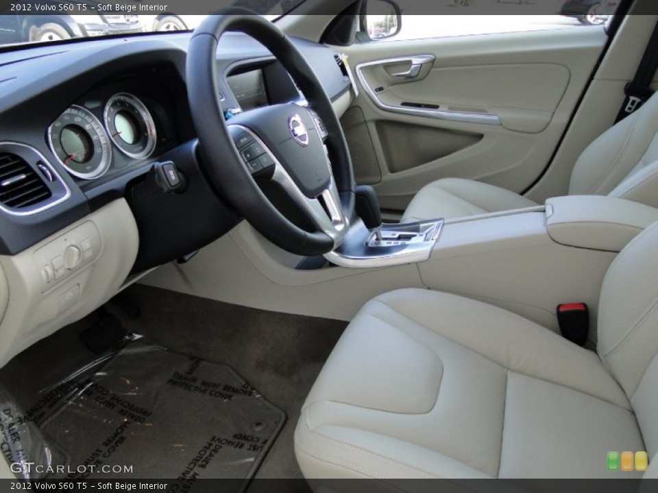 Soft Beige Interior Photo for the 2012 Volvo S60 T5 #59676127