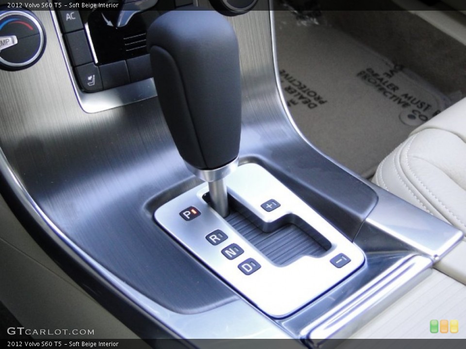 Soft Beige Interior Transmission for the 2012 Volvo S60 T5 #59676178