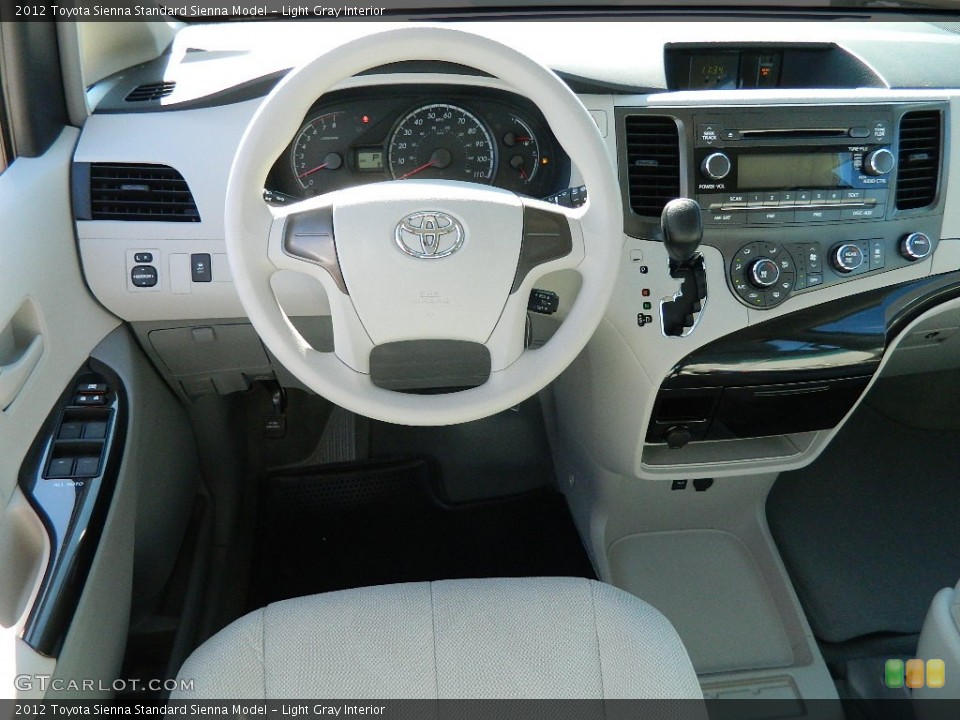 Light Gray Interior Dashboard for the 2012 Toyota Sienna  #59676271