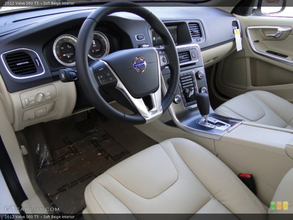 Soft Beige Interior Photo for the 2012 Volvo S60 T5 #59676334