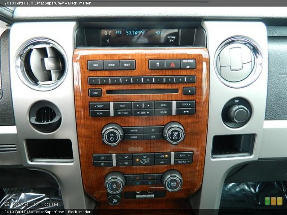 Black Interior Controls for the 2010 Ford F150 Lariat SuperCrew #59676472
