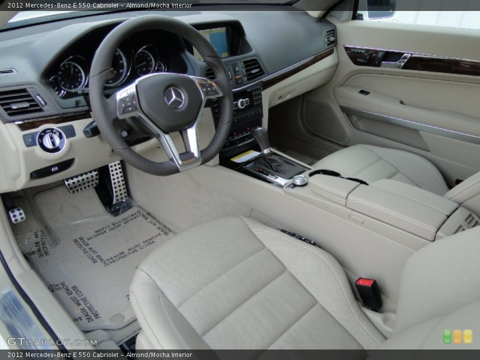 Almond/Mocha Interior Photo for the 2012 Mercedes-Benz E 550 Cabriolet #59676547
