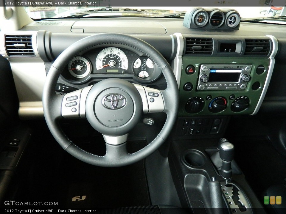 Dark Charcoal Interior Dashboard for the 2012 Toyota FJ Cruiser 4WD #59676586