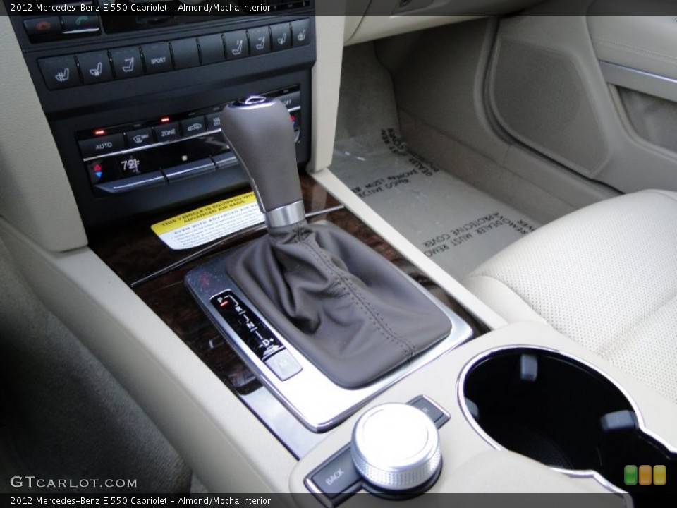 Almond/Mocha Interior Transmission for the 2012 Mercedes-Benz E 550 Cabriolet #59676622