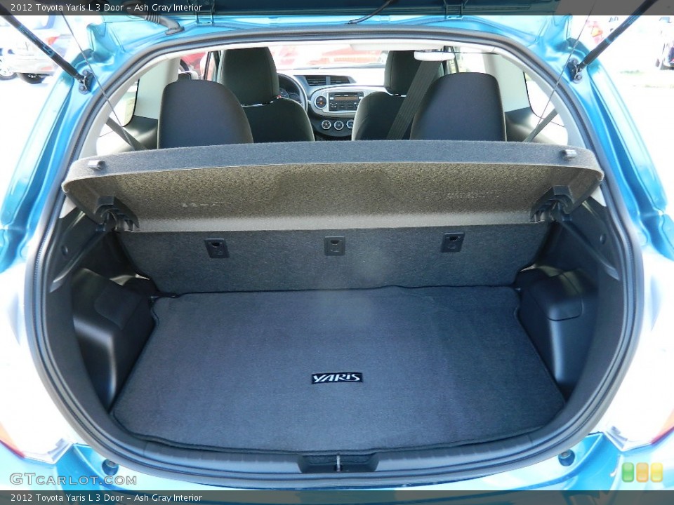 Ash Gray Interior Trunk for the 2012 Toyota Yaris L 3 Door #59677033