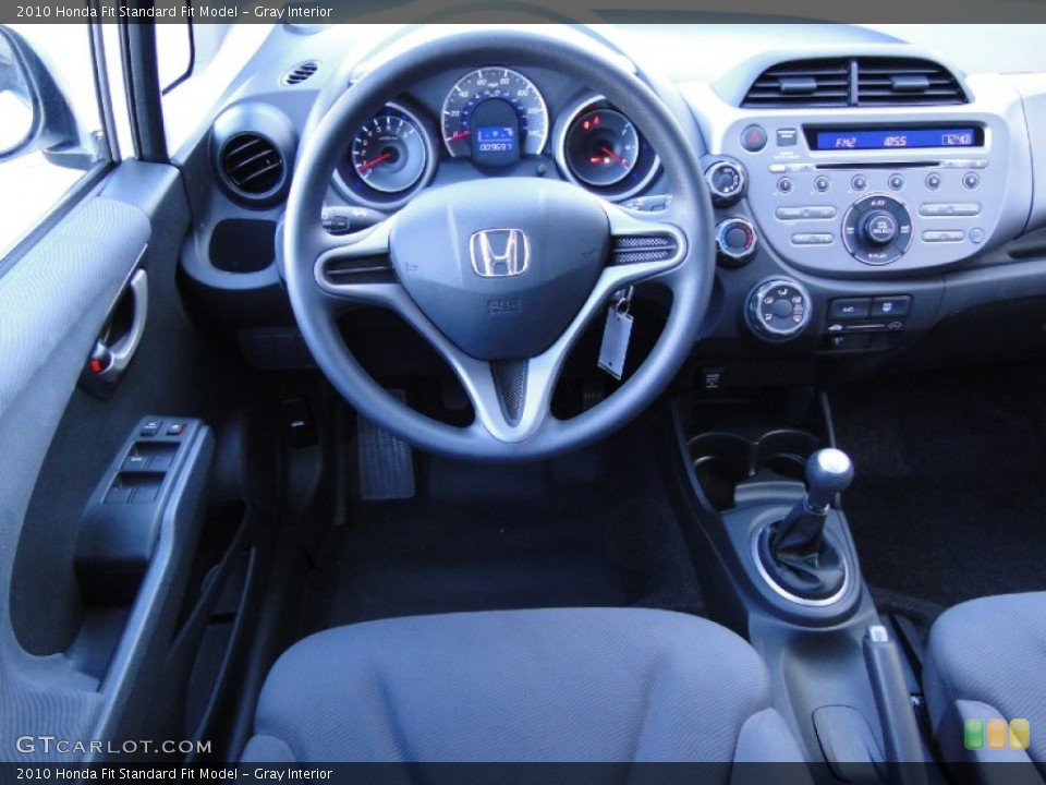 Gray Interior Dashboard for the 2010 Honda Fit  #59677726