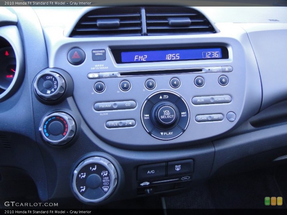 Gray Interior Controls for the 2010 Honda Fit  #59677735