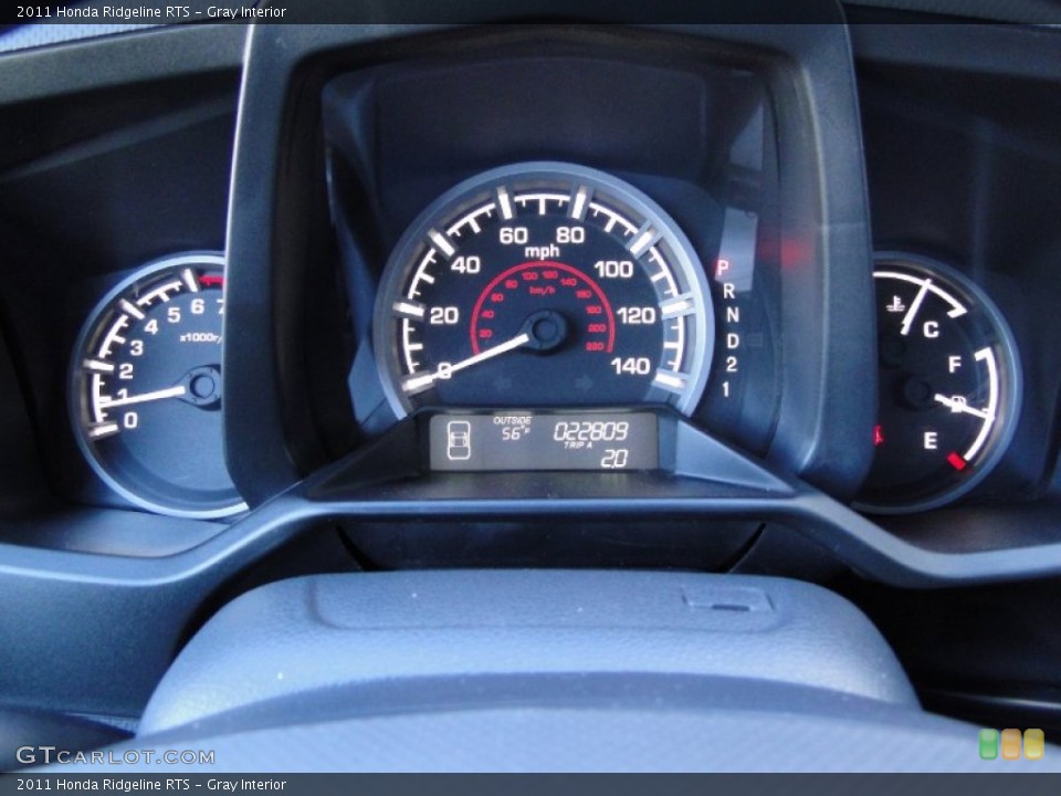 Gray Interior Gauges for the 2011 Honda Ridgeline RTS #59678846
