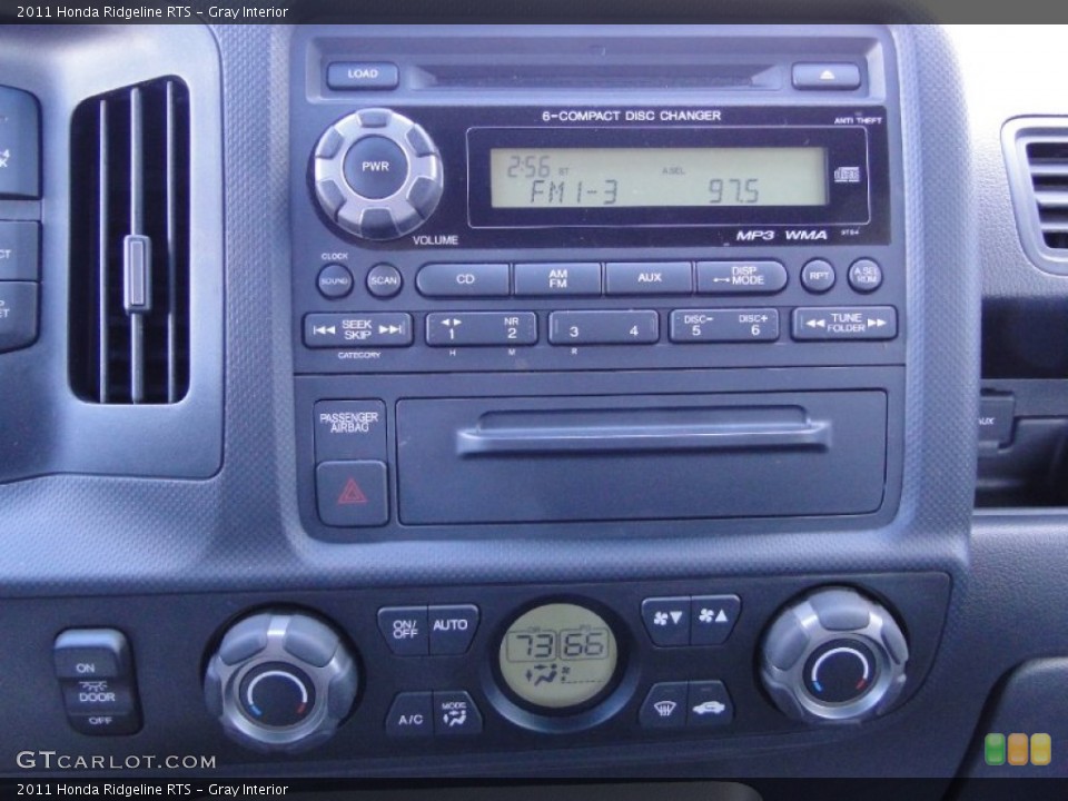 Gray Interior Controls for the 2011 Honda Ridgeline RTS #59678885