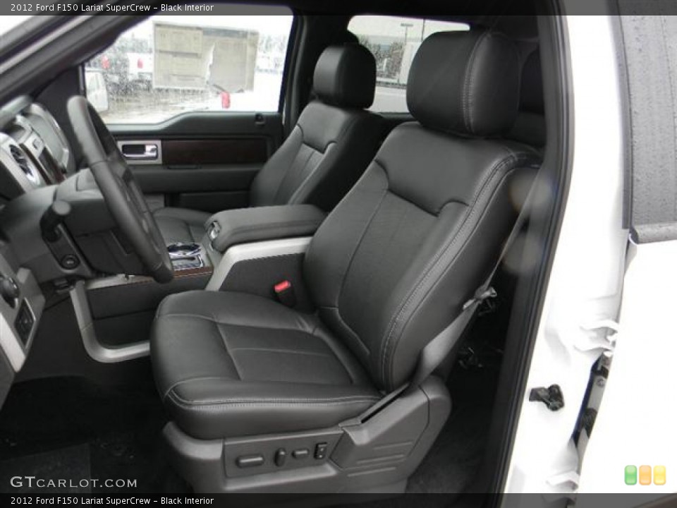 Black Interior Photo for the 2012 Ford F150 Lariat SuperCrew #59679253