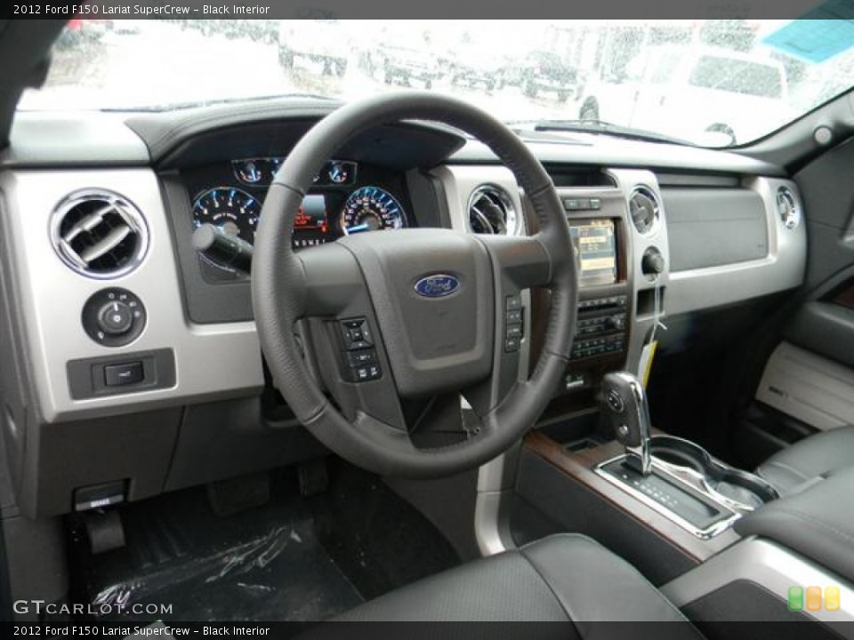 Black Interior Photo for the 2012 Ford F150 Lariat SuperCrew #59679262