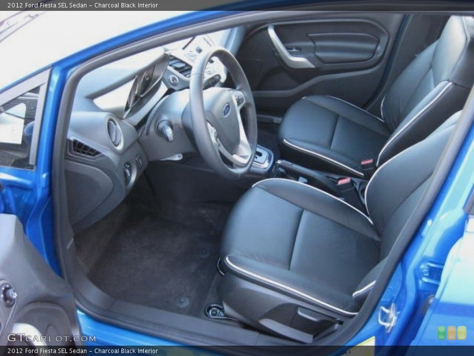 Charcoal Black Interior Photo for the 2012 Ford Fiesta SEL Sedan #59679488