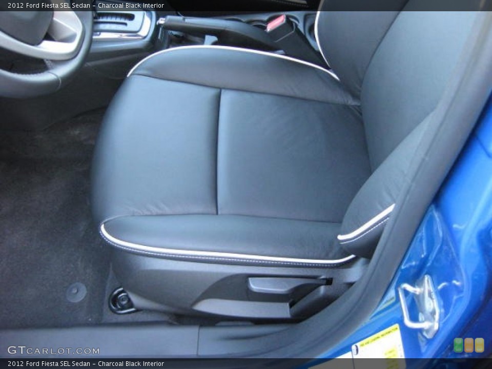 Charcoal Black Interior Photo for the 2012 Ford Fiesta SEL Sedan #59679497