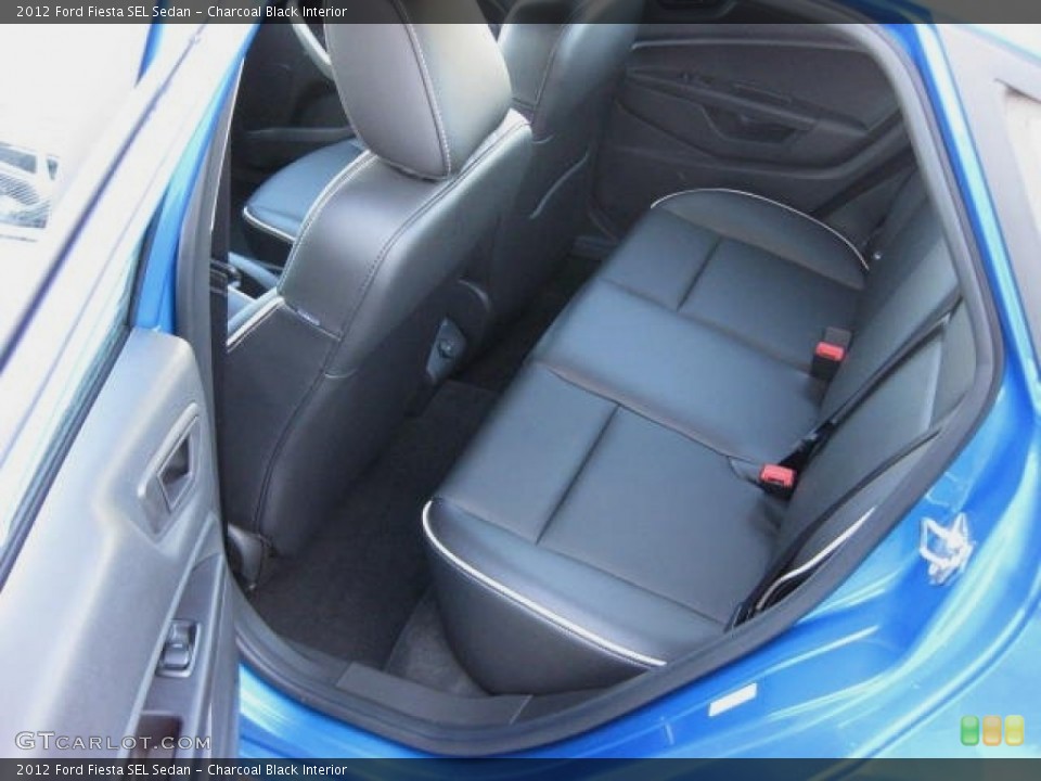 Charcoal Black Interior Photo for the 2012 Ford Fiesta SEL Sedan #59679524