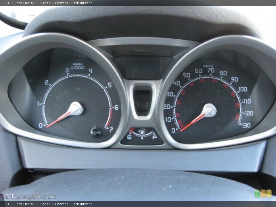 Charcoal Black Interior Gauges for the 2012 Ford Fiesta SEL Sedan #59679649