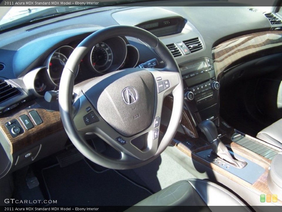 Ebony Interior Dashboard for the 2011 Acura MDX  #59680876