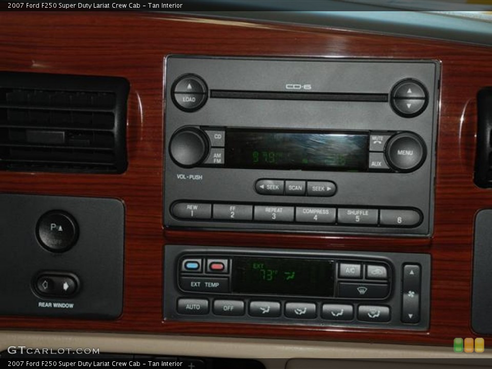 Tan Interior Audio System for the 2007 Ford F250 Super Duty Lariat Crew Cab #59682041