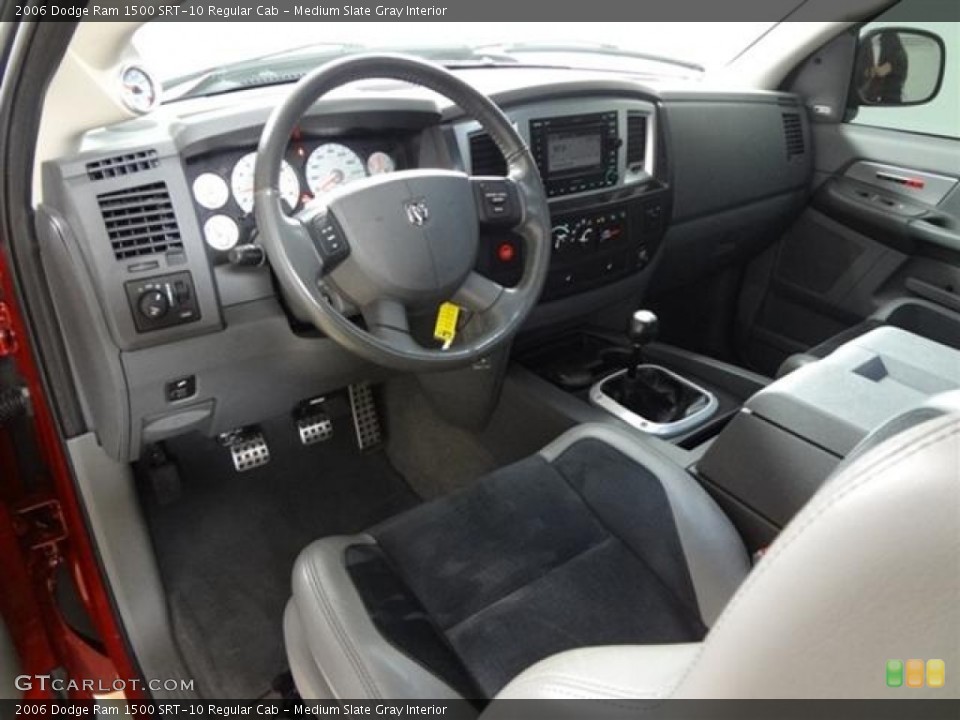 Medium Slate Gray Interior Prime Interior for the 2006 Dodge Ram 1500 SRT-10 Regular Cab #59682398