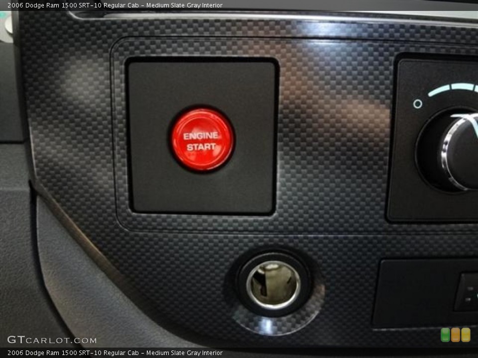Medium Slate Gray Interior Controls for the 2006 Dodge Ram 1500 SRT-10 Regular Cab #59682449