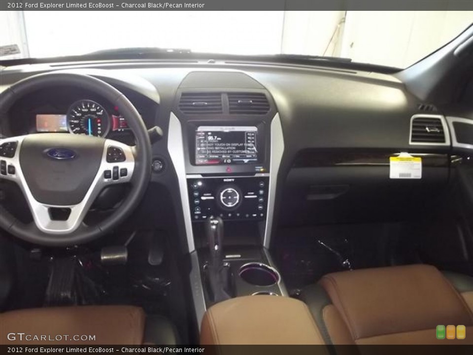 Charcoal Black/Pecan Interior Dashboard for the 2012 Ford Explorer Limited EcoBoost #59685905