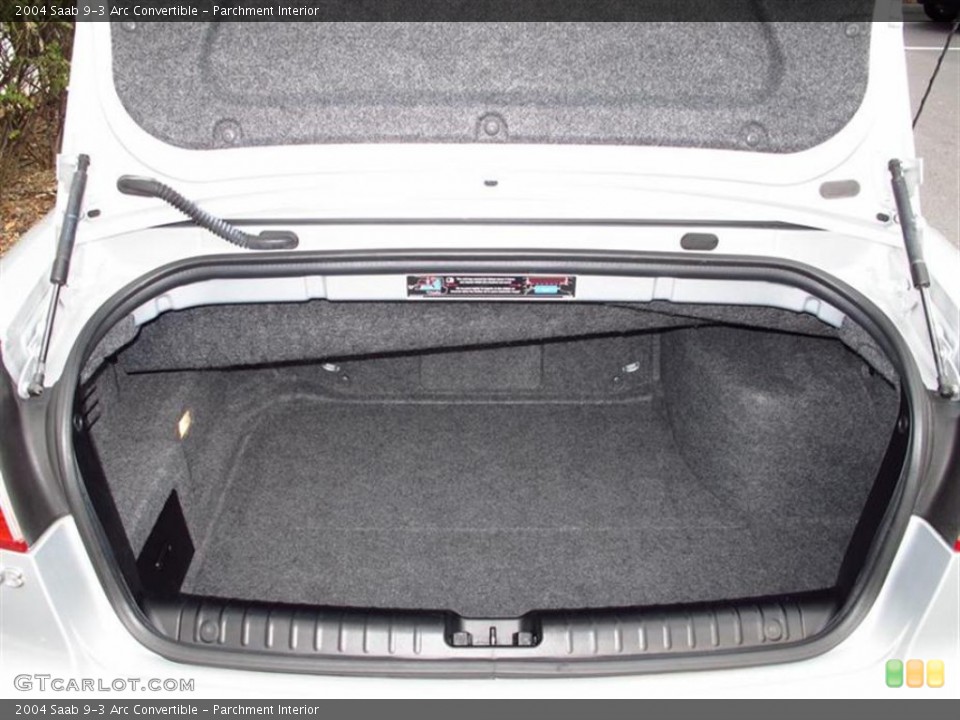 Parchment Interior Trunk for the 2004 Saab 9-3 Arc Convertible #59686904