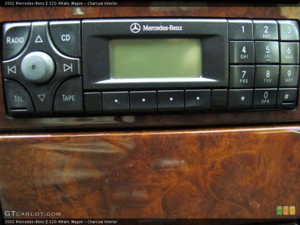 Charcoal Interior Audio System for the 2002 Mercedes-Benz E 320 4Matic Wagon #59687231