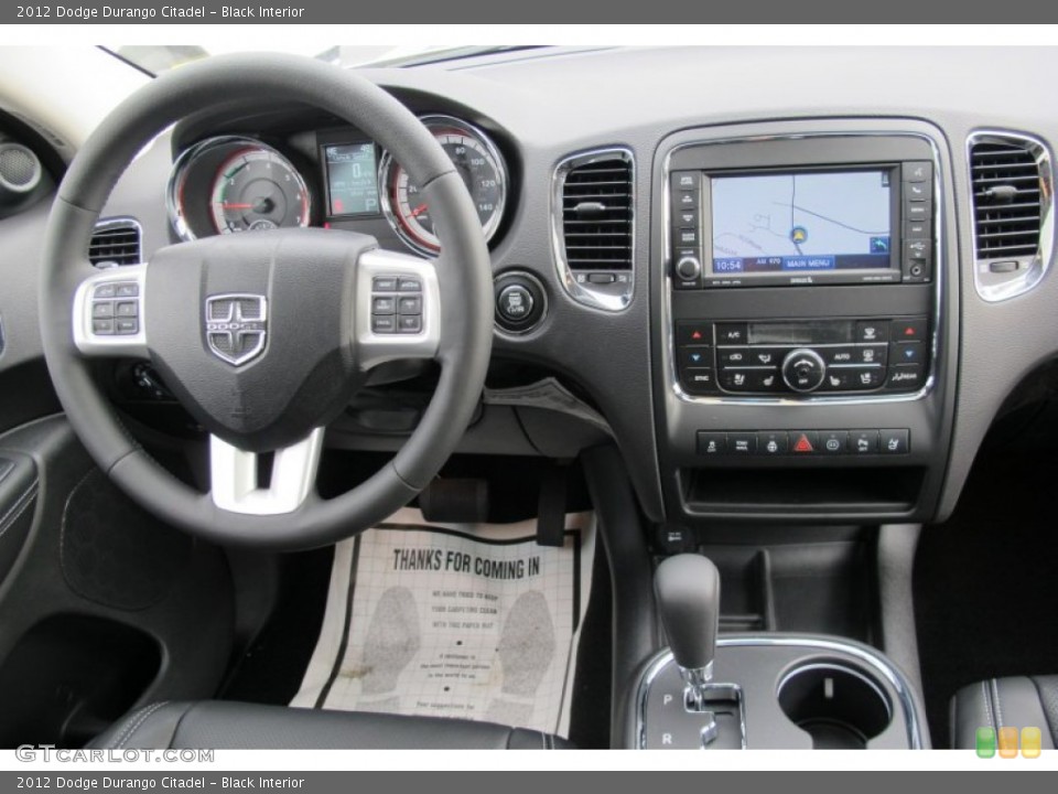 Black Interior Dashboard for the 2012 Dodge Durango Citadel #59689897