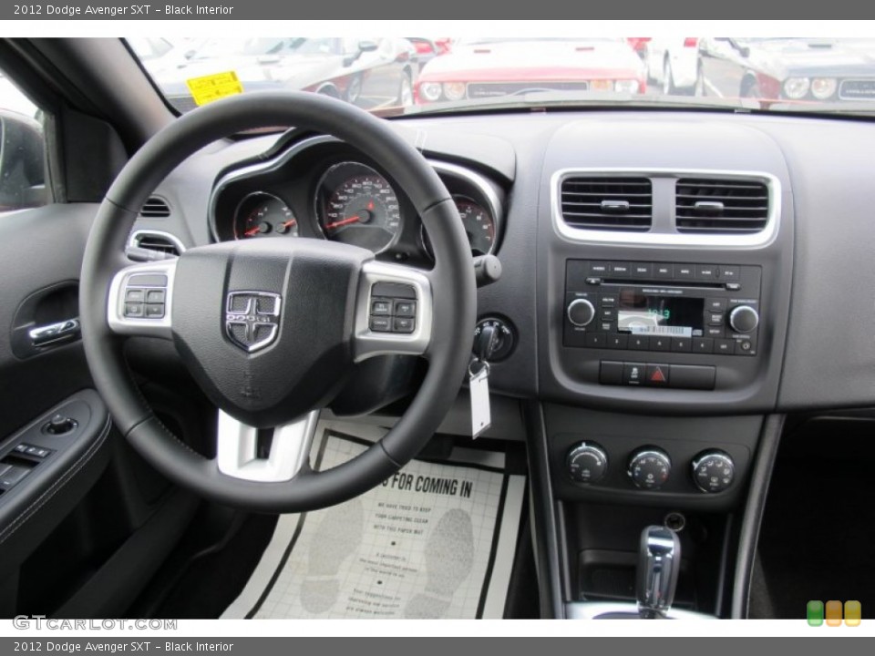 Black Interior Dashboard for the 2012 Dodge Avenger SXT #59690339