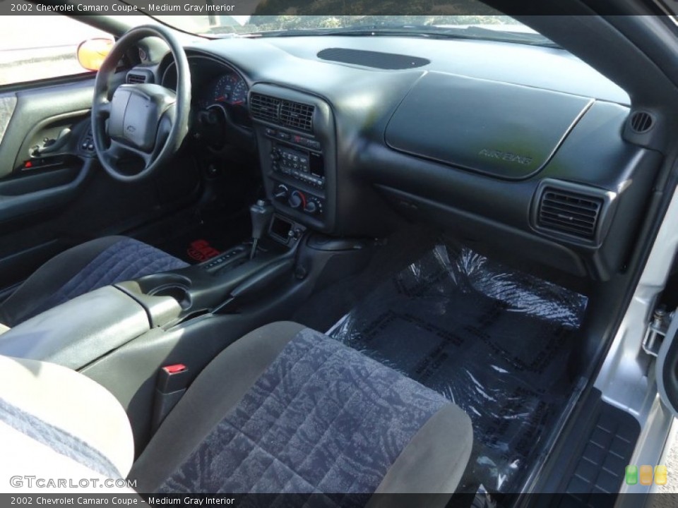 Medium Gray Interior Dashboard for the 2002 Chevrolet Camaro Coupe #59691515