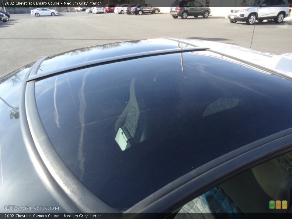 Medium Gray Interior Sunroof for the 2002 Chevrolet Camaro Coupe #59691626