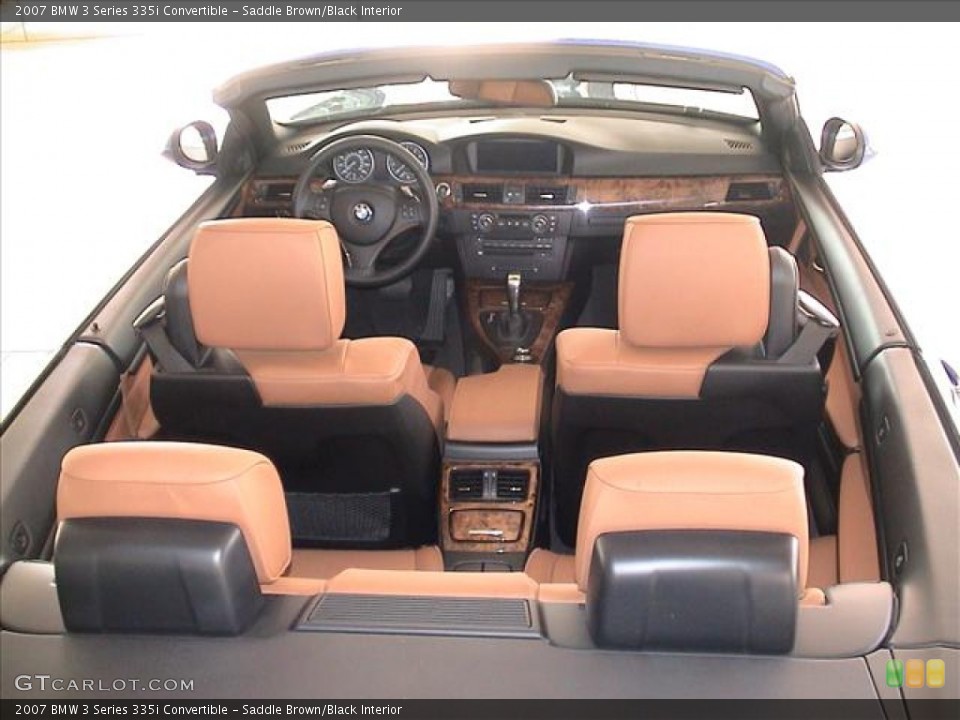 Saddle Brown/Black Interior Photo for the 2007 BMW 3 Series 335i Convertible #59693567