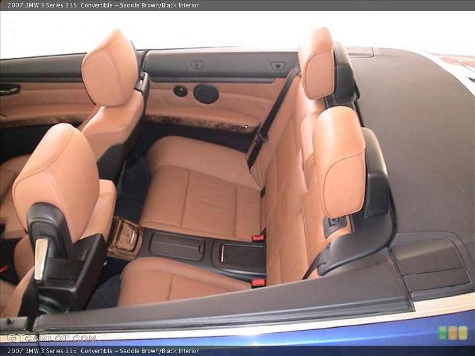 Saddle Brown/Black Interior Photo for the 2007 BMW 3 Series 335i Convertible #59693571