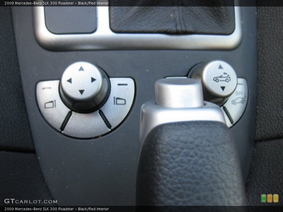 Black/Red Interior Controls for the 2009 Mercedes-Benz SLK 300 Roadster #59694785