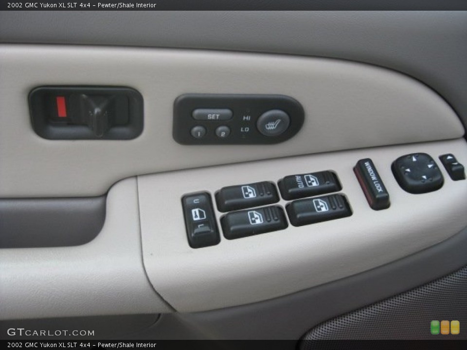 Pewter/Shale Interior Controls for the 2002 GMC Yukon XL SLT 4x4 #59698532