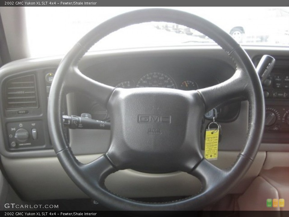 Pewter/Shale Interior Steering Wheel for the 2002 GMC Yukon XL SLT 4x4 #59698567