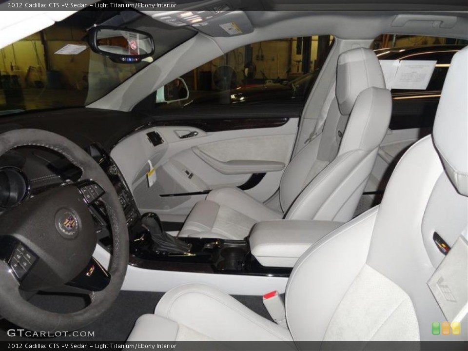Light Titanium/Ebony Interior Photo for the 2012 Cadillac CTS -V Sedan #59700032