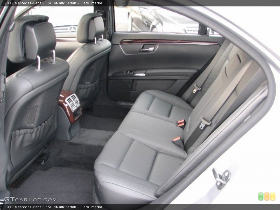 Black Interior Photo for the 2012 Mercedes-Benz S 550 4Matic Sedan #59700478