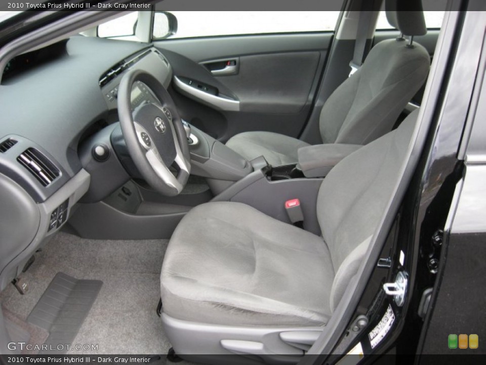Dark Gray Interior Photo for the 2010 Toyota Prius Hybrid III #59700903