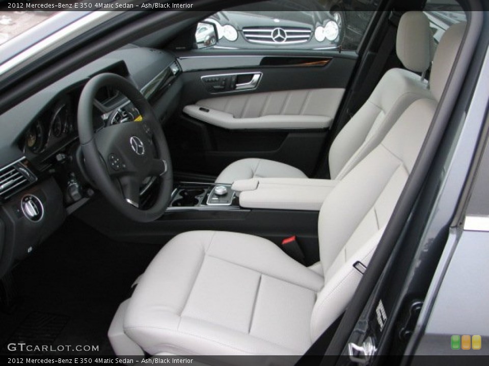 Ash/Black Interior Photo for the 2012 Mercedes-Benz E 350 4Matic Sedan #59700933