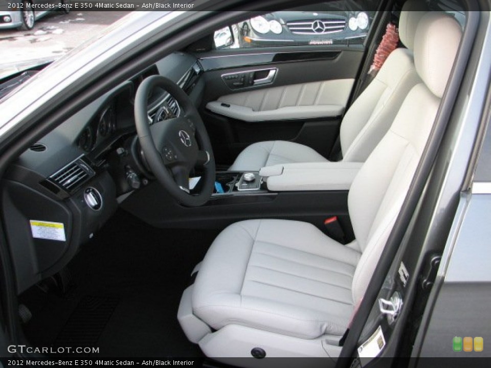 Ash/Black Interior Photo for the 2012 Mercedes-Benz E 350 4Matic Sedan #59701243