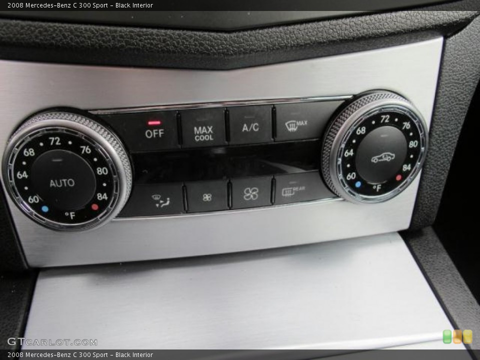 Black Interior Controls for the 2008 Mercedes-Benz C 300 Sport #59701517