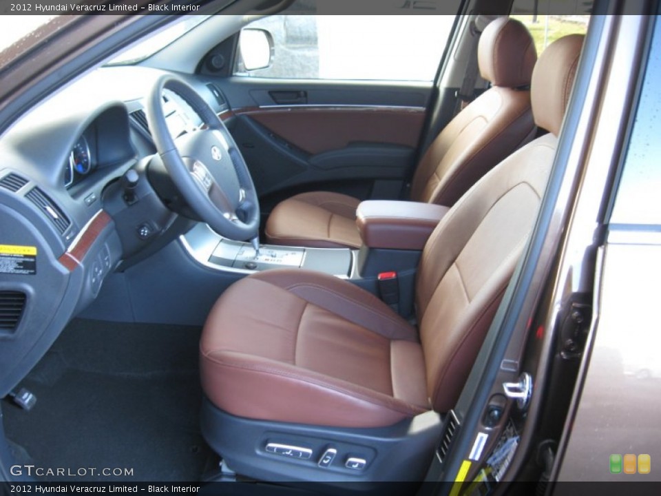 Black Interior Photo for the 2012 Hyundai Veracruz Limited #59702154