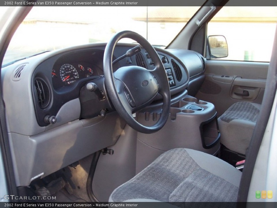 Medium Graphite Interior Photo for the 2002 Ford E Series Van E350 Passenger Conversion #59702287