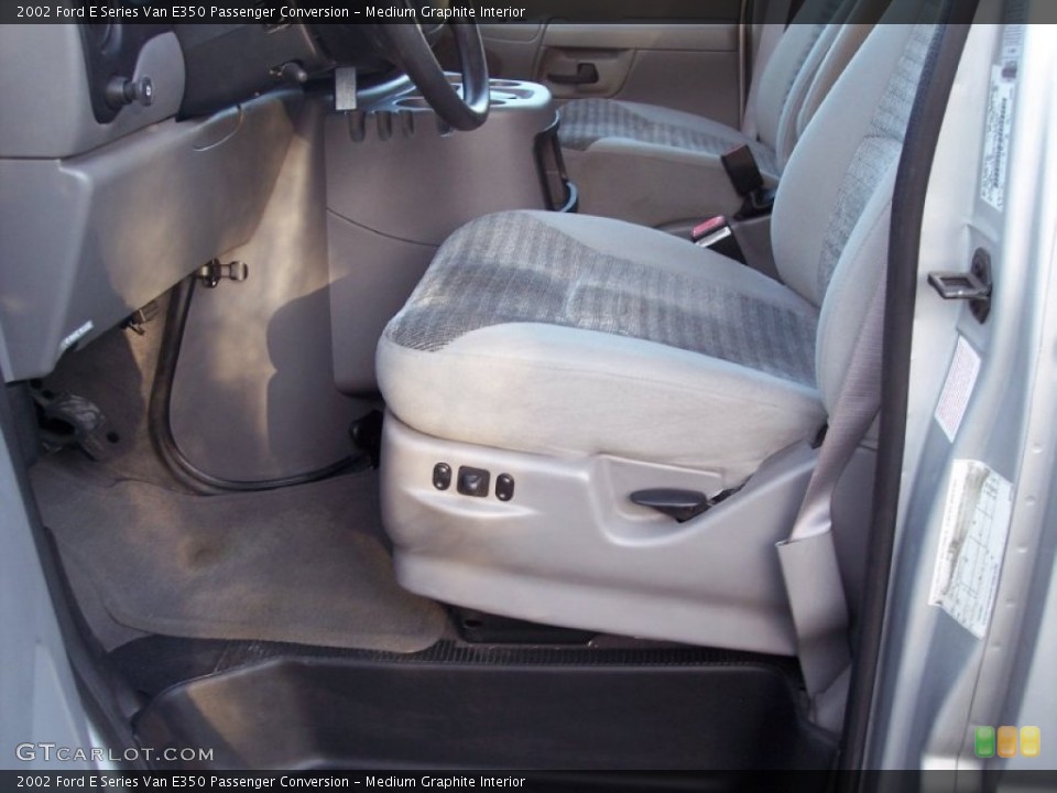 Medium Graphite Interior Photo for the 2002 Ford E Series Van E350 Passenger Conversion #59702295