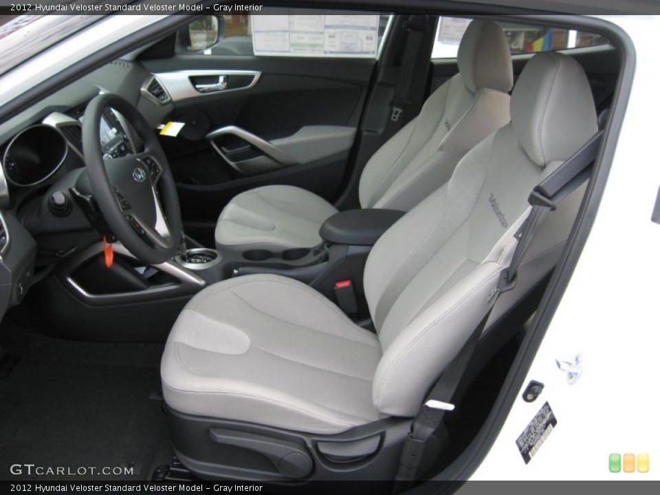 Gray Interior Photo for the 2012 Hyundai Veloster  #59702418