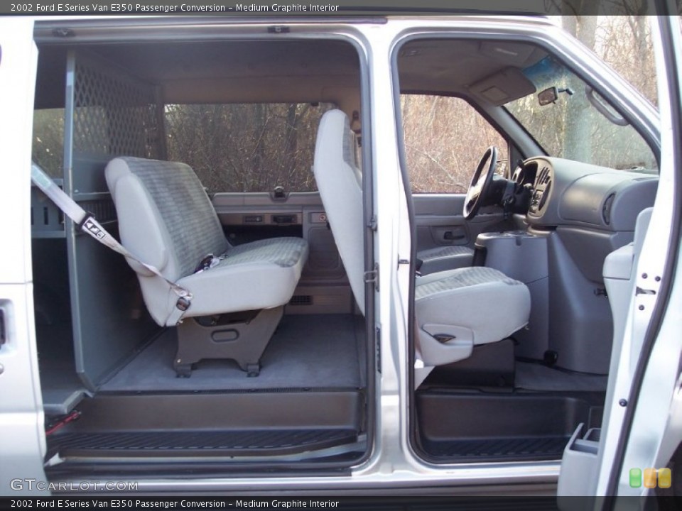 Medium Graphite Interior Photo for the 2002 Ford E Series Van E350 Passenger Conversion #59702454